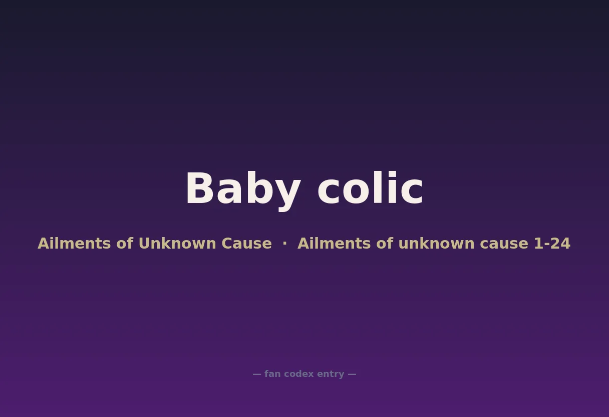 Baby colic